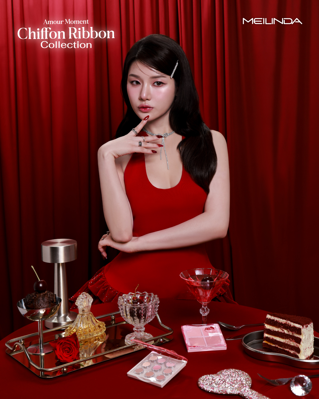 Chiffon Ribbon Eye Palette Amour Moment Collection