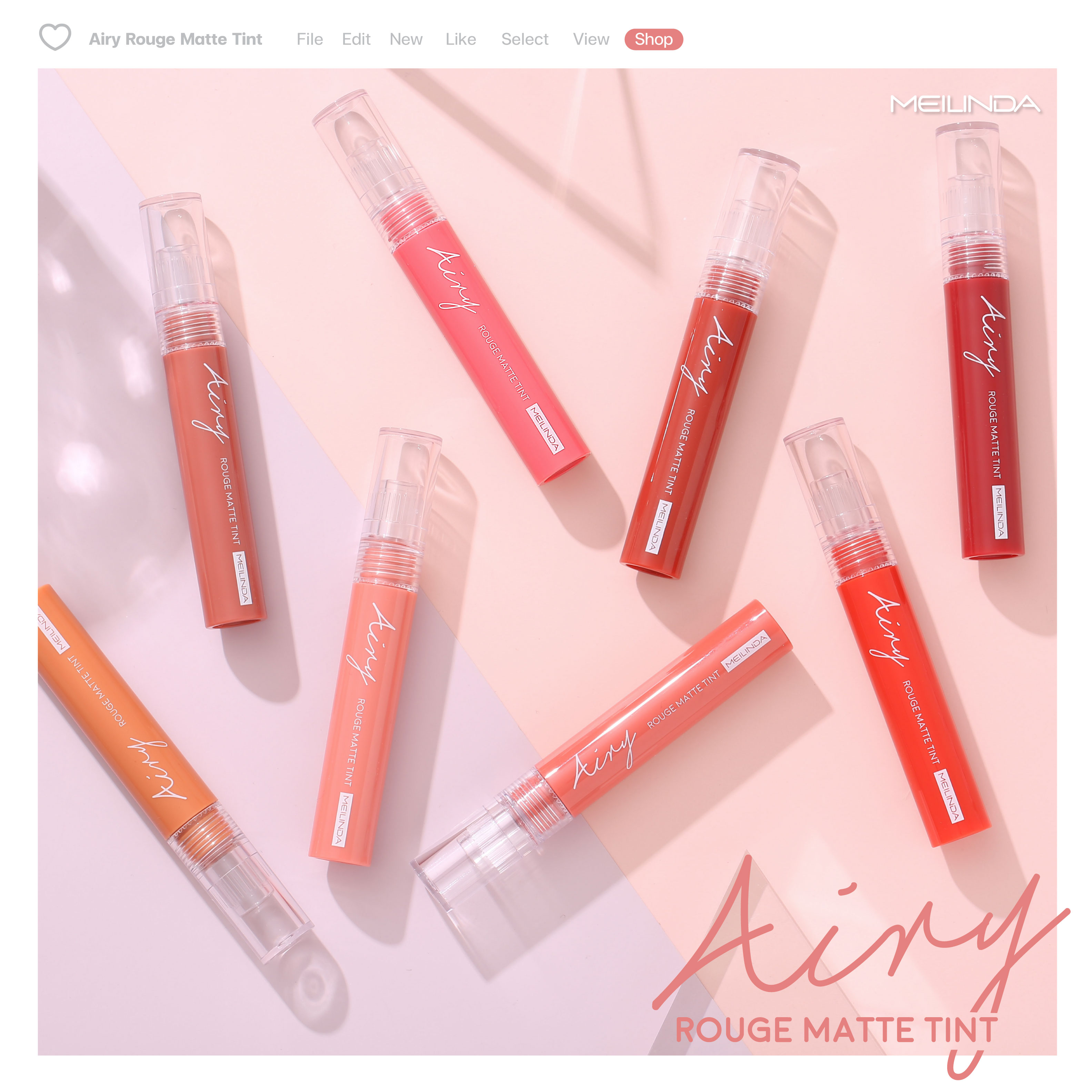 Meilinda Airy Rouge Matte Tint