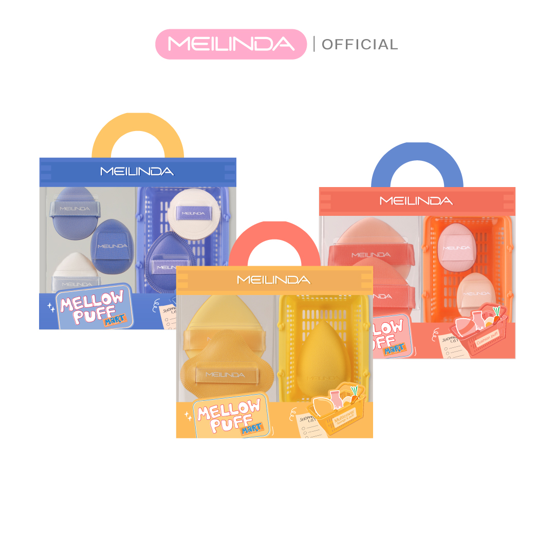 Mellow Puff Mart พัฟมาพร้อมกับตะกร้าจิ๋วที่สามารถเก็บพัฟได้