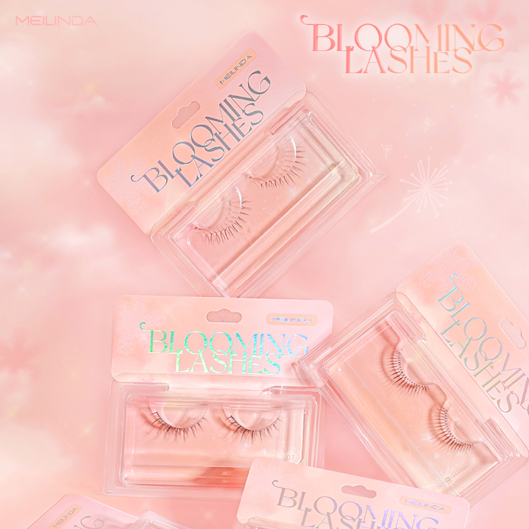 MEILINDA Blooming Lashes(ขนตาปลอมชิ้นเดี่ยว 1 คู่)