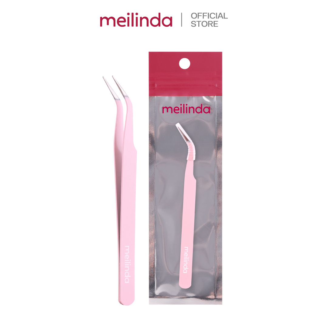 MEILINDA Eyelash Tweezer( แหนบติดขนตาปลอม )